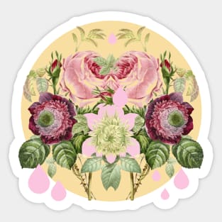 PSYCHEDELIC FLOWERS Sticker